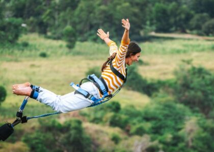 Bungee jumping in Uganda