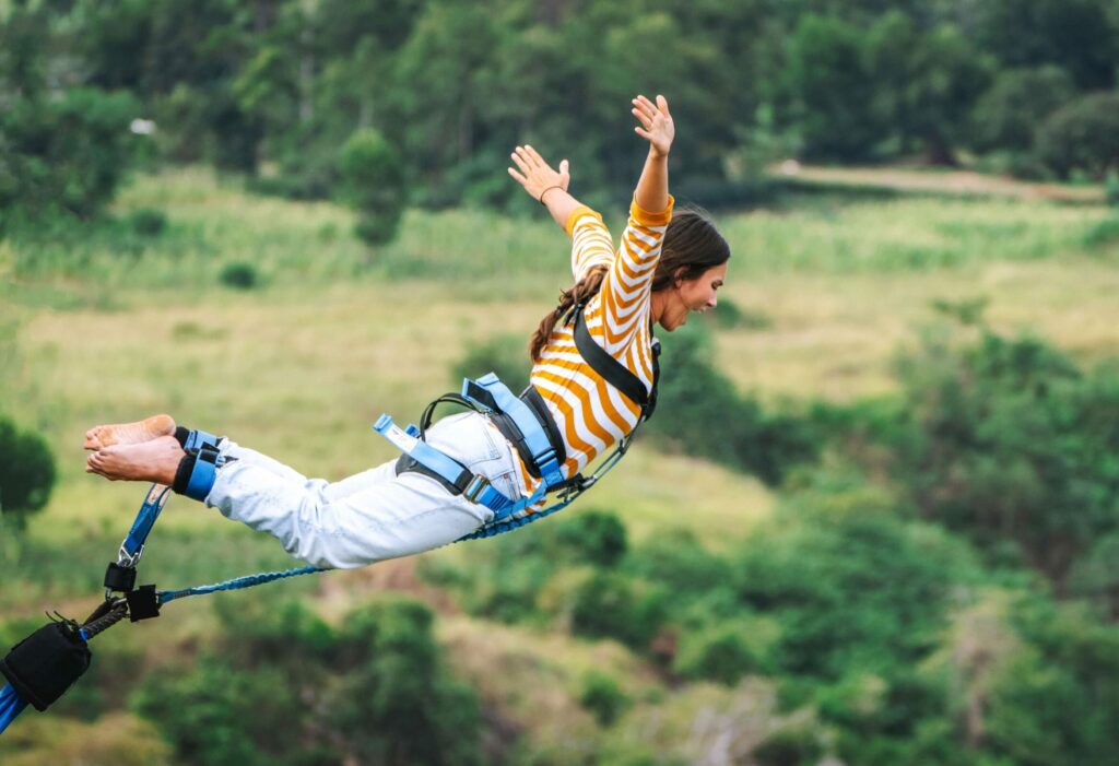 Bungee jumping in Uganda
