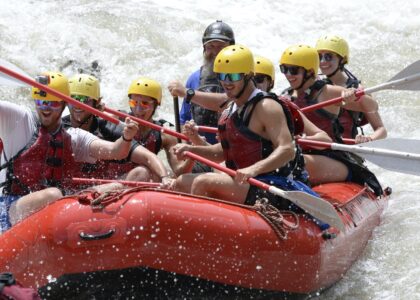 Whitewater rafting in Uganda