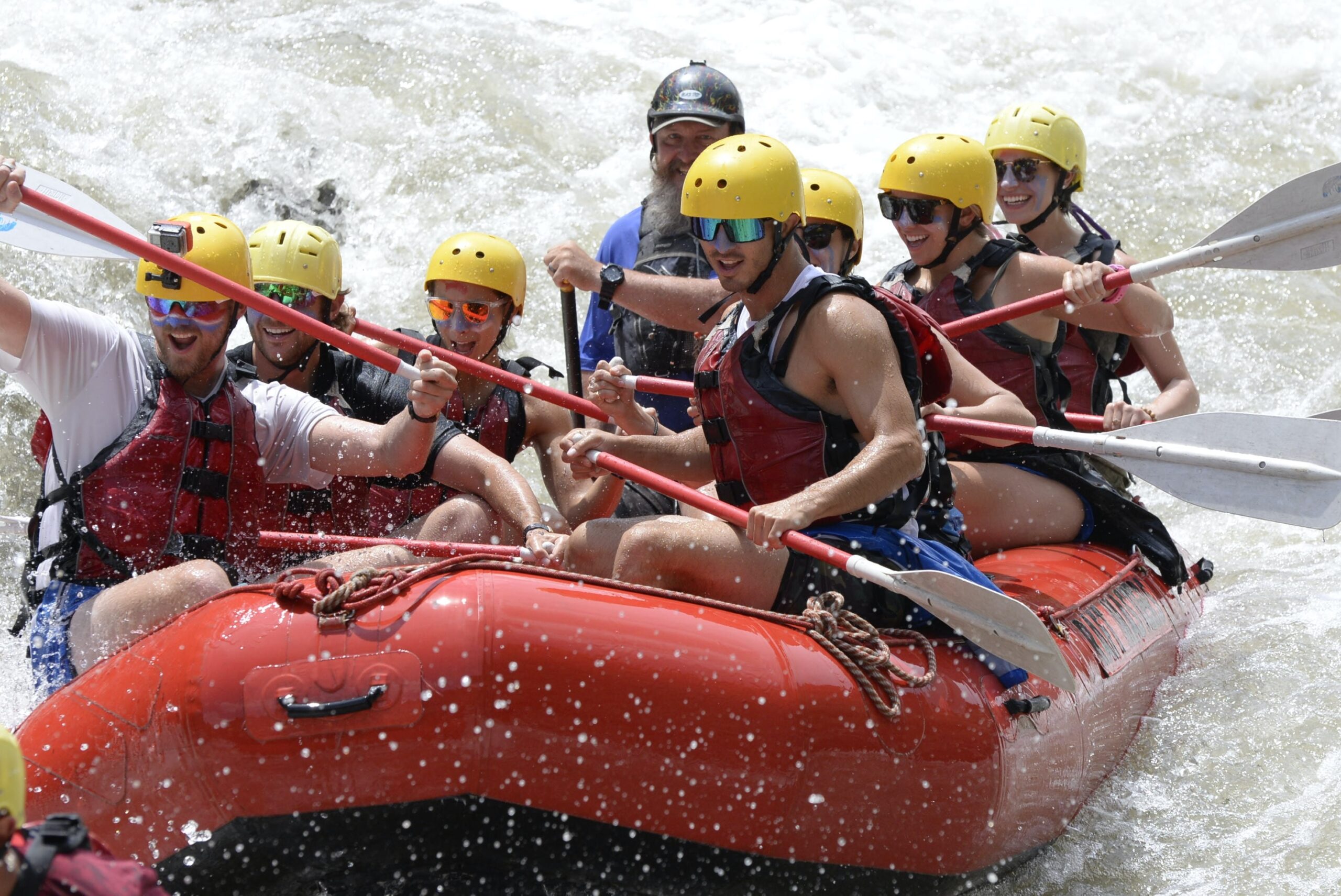 Whitewater rafting in Uganda