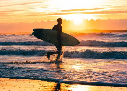 Surfing in Uganda